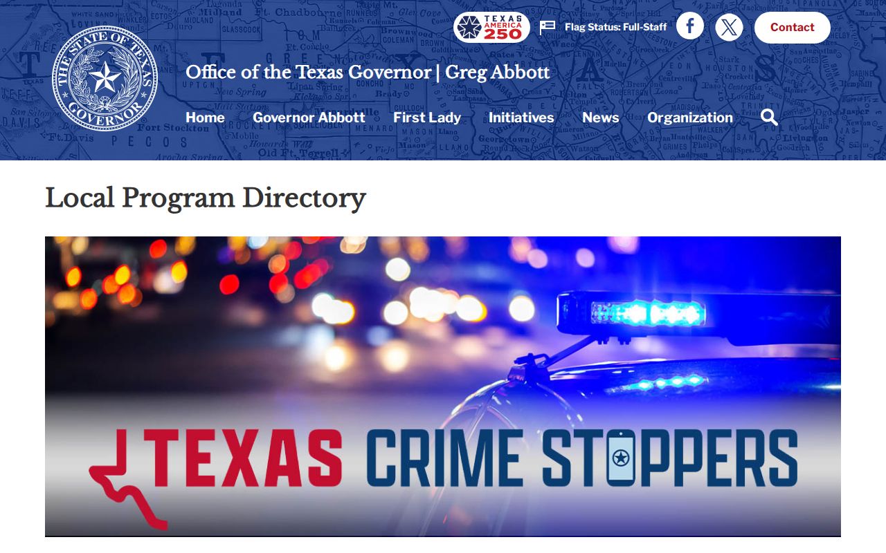 Ward County most wanted tip reference in the Texas Crime Stoppers directory
